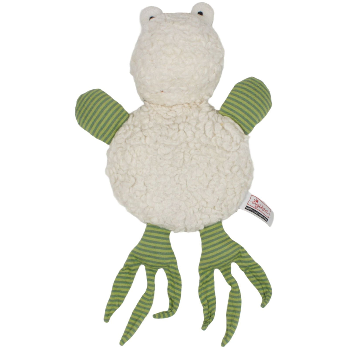 123000019350 Sigikid Süßer Frosch, weiß - grün Wärmekissen mit Bezug Kumpel Leo 25cm 28cm ebay - stofftiere