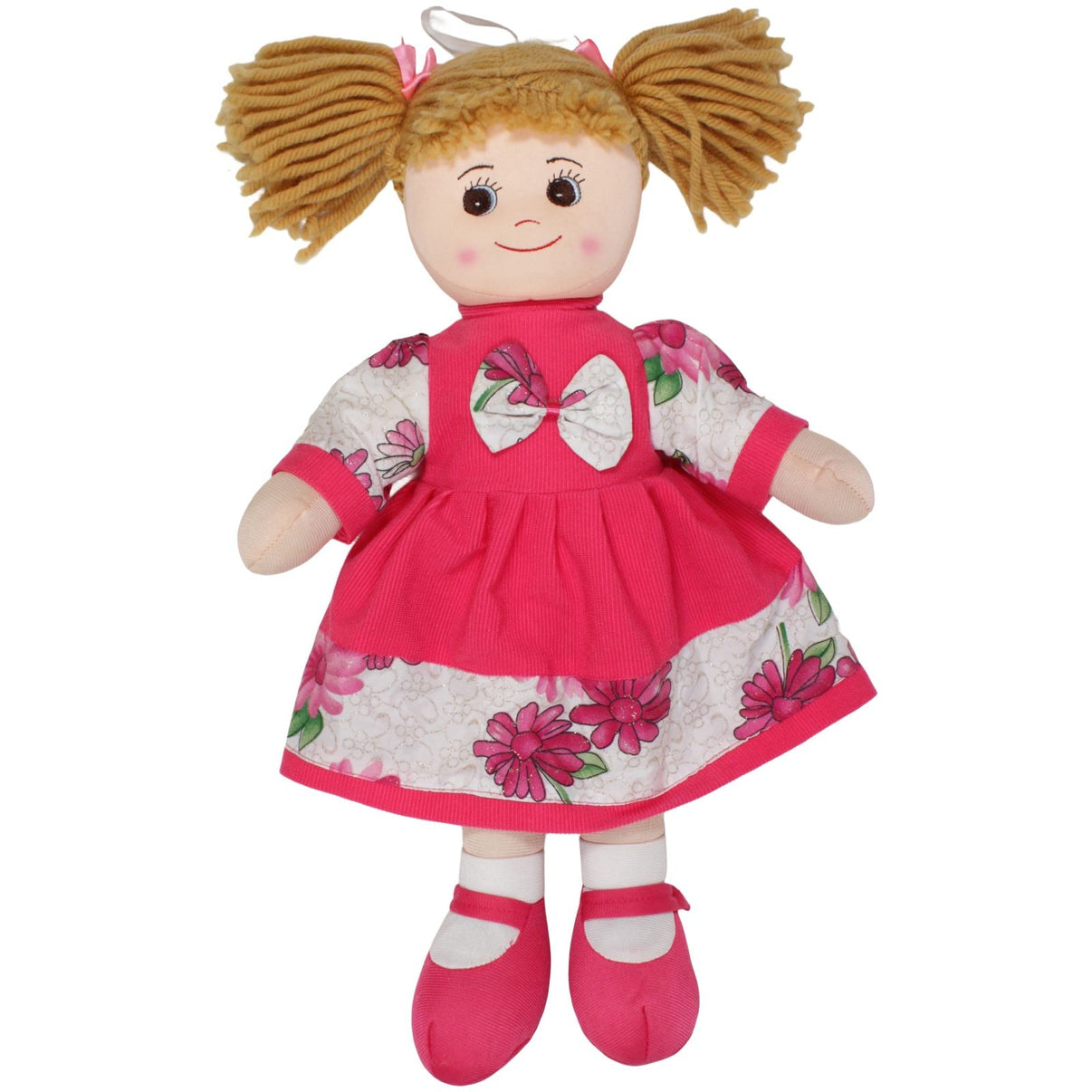 123000019365 Globo Blondes Mädchen mit pinkem Kleid, XL Stoffpuppe Kumpel Leo 50cm Beige ebay - 20 - stofftiere