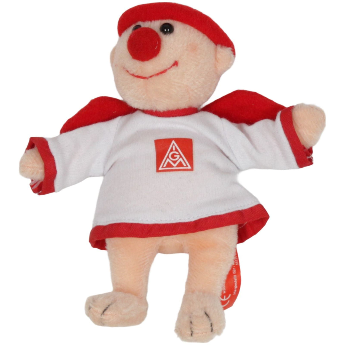 123000019386 Rudolf Schaffer Collection IG Metall, kleiner Schutzengel Plüschfigur Kumpel Leo 14cm Beige ebay - stofftiere