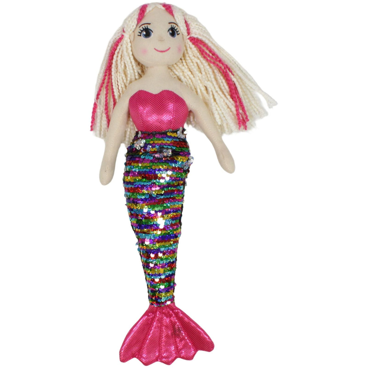 123000019389 Dressler & Zimmerhackl Große Meerjungfrau mit Pailletten Flosse Plüschfigur Kumpel Leo 45cm ebay - stofftiere Gebraucht