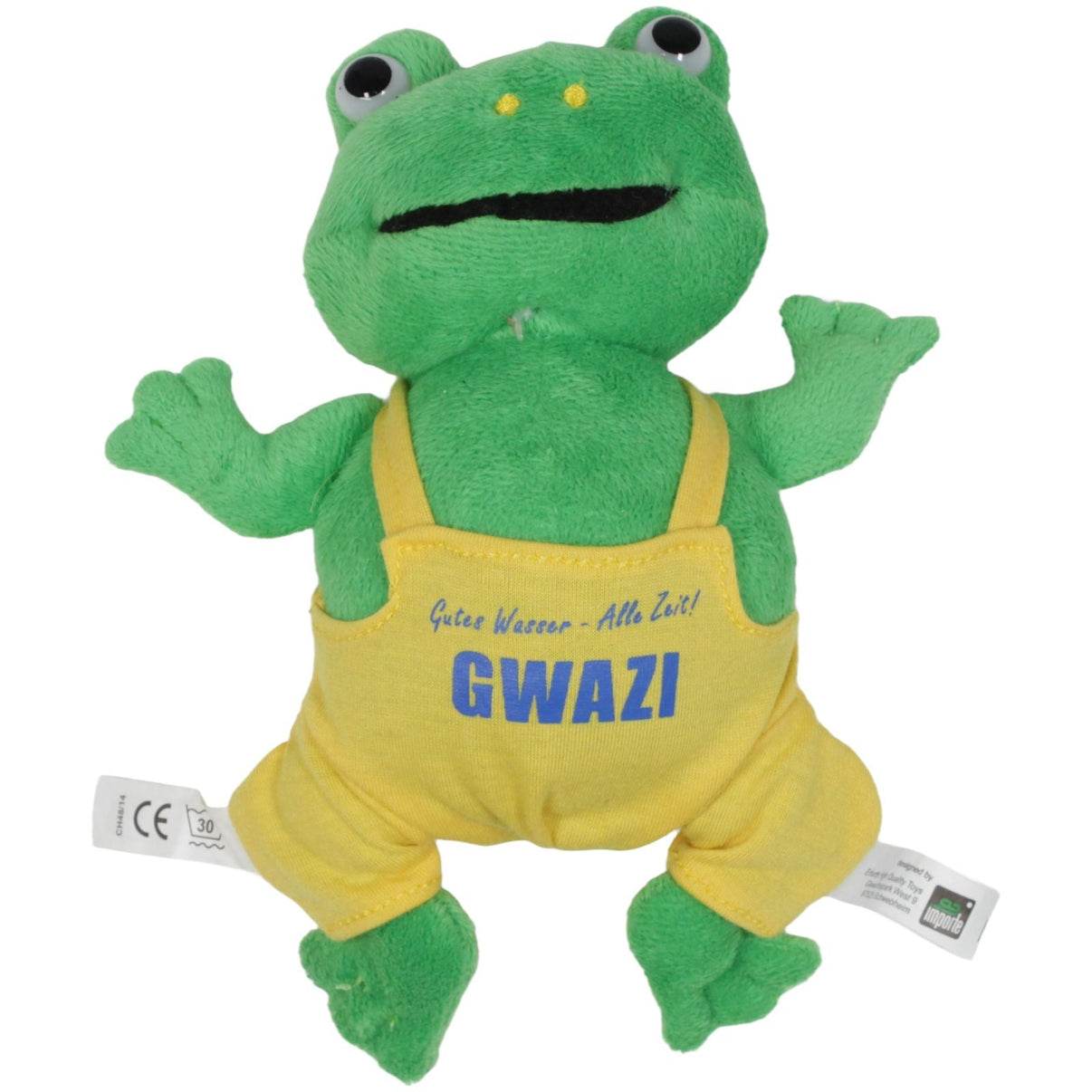 123000019393 Erfurth High Quality Toys GWAZI, Lustiger Frosch Kuscheltier Kumpel Leo 21cm ebay - stofftiere Frosch