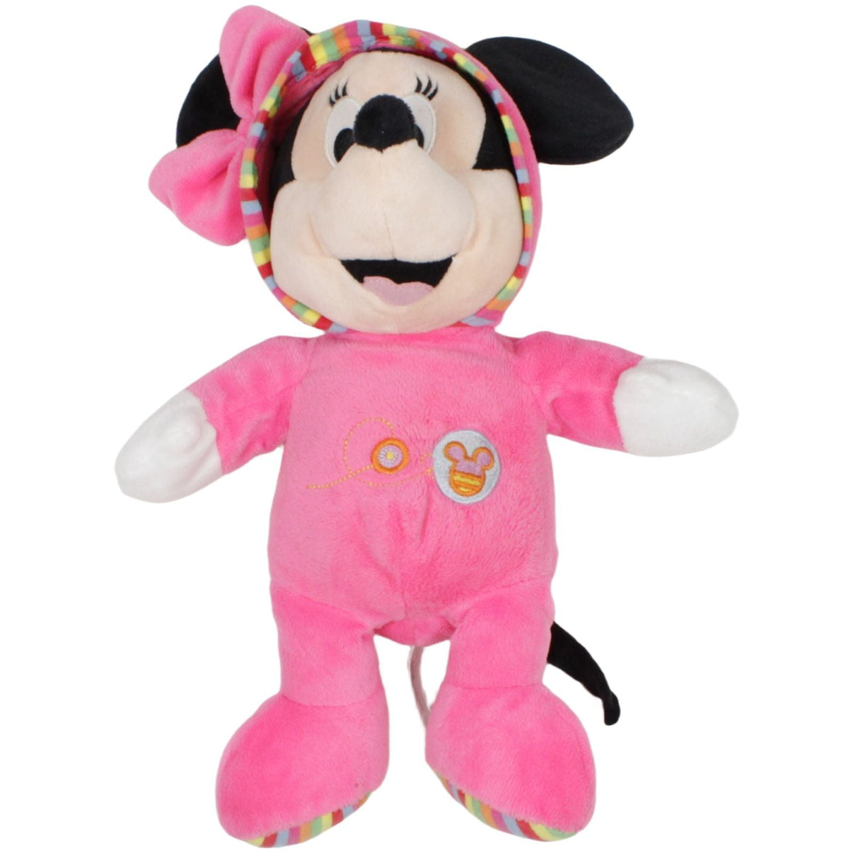 123000019405 Nicotoy Disney Minnie Maus in pinkem Strampler Kuscheltier Kumpel Leo 32cm Charakter ebay - stofftiere