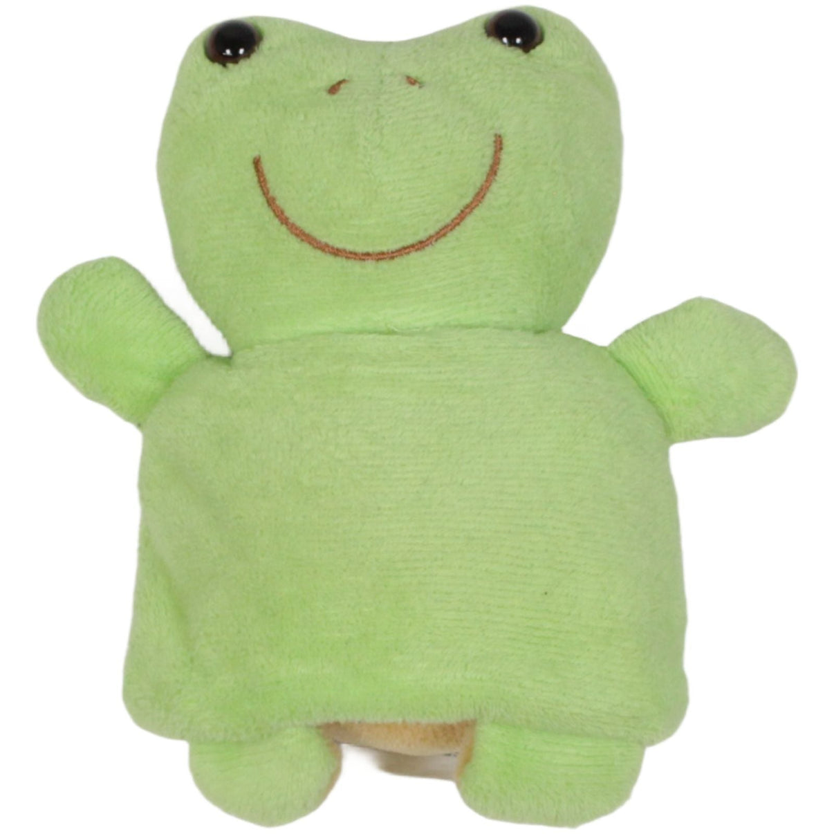 123000019456 Winfried Kögler Swappies, Wendetier Frosch/Bär Kuscheltier Kumpel Leo 15cm Beige Bär