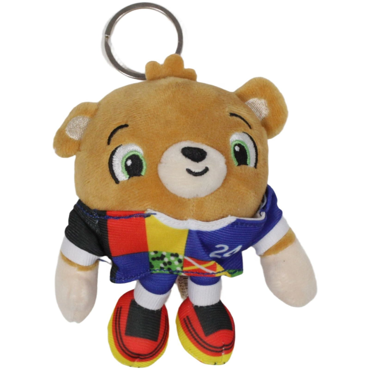123000019457 Globetrade Deluco UEFA Euro 2024 Maskottchen, Albärt Schlüsselanhänger Kumpel Leo 13cm Bär ebay - taschen - rucksaecke
