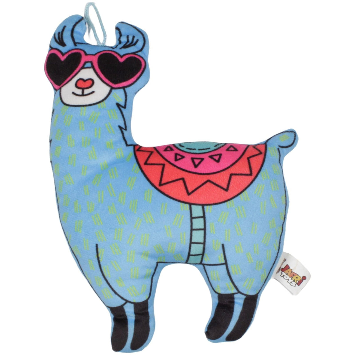 123000019458 Jafri Toys Cooles Alpaka mit Sonnenbrille, blau Kuscheltier Kumpel Leo 20cm 29cm Alpaka