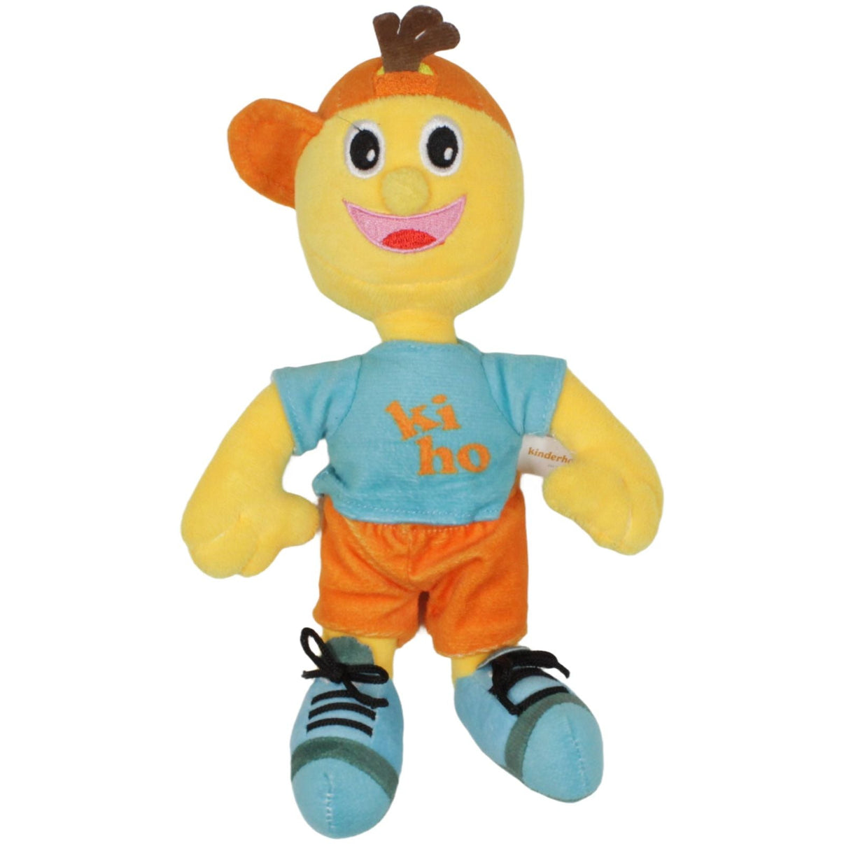 123000019491 A. Hausmann Kinderhotels, Junge mit Kappe Plüschfigur Kumpel Leo 25cm Blau ebay - stofftiere