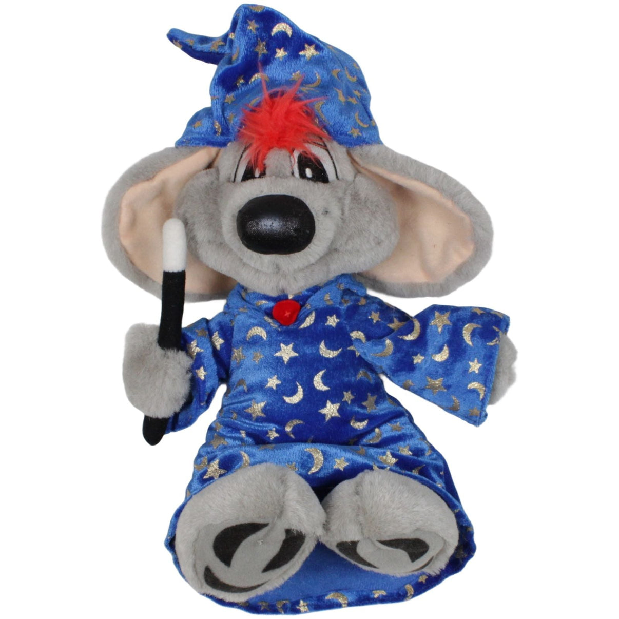 123000019500 Brameier Fanworld Zauberer Maus, Hüppe der Magier Kuscheltier Kumpel Leo 20cm 30cm Blau