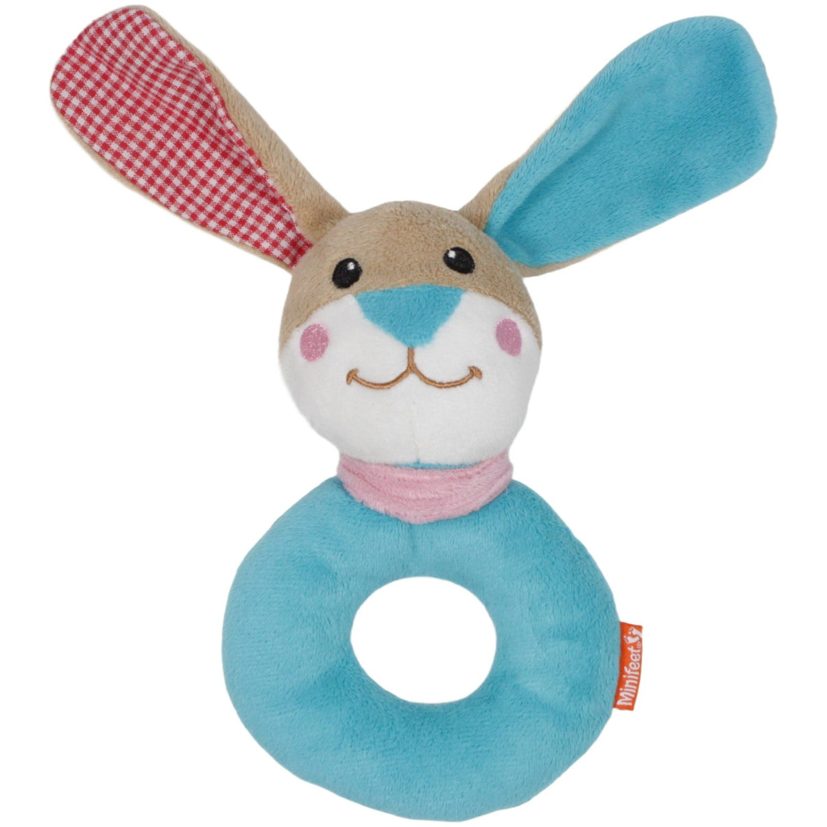 123000019540 Minifeet Bunter Hase mit Halstuch Greifling mit Rassel Kumpel Leo 17cm 35cm ebay - baby - sonstiges