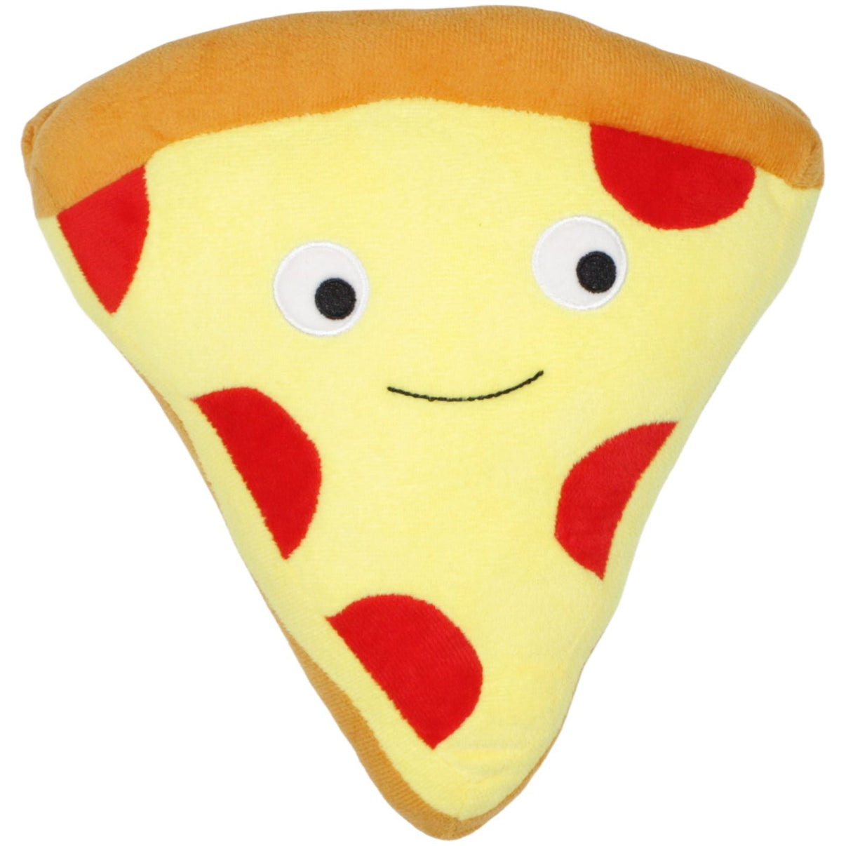 123000019563 Unbekannt Pizzastück mit Gesicht Formkissen Kumpel Leo 25cm 30cm Braun