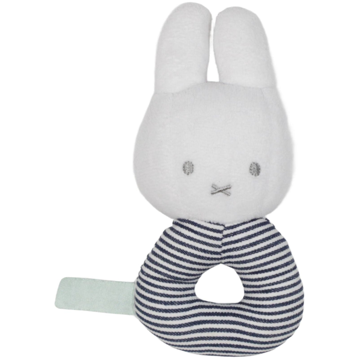 123000019589 Nijntje Miffy, dunkelblau - gestreift Greifling mit Rassel Kumpel Leo 16cm Blau ebay - baby - sonstiges