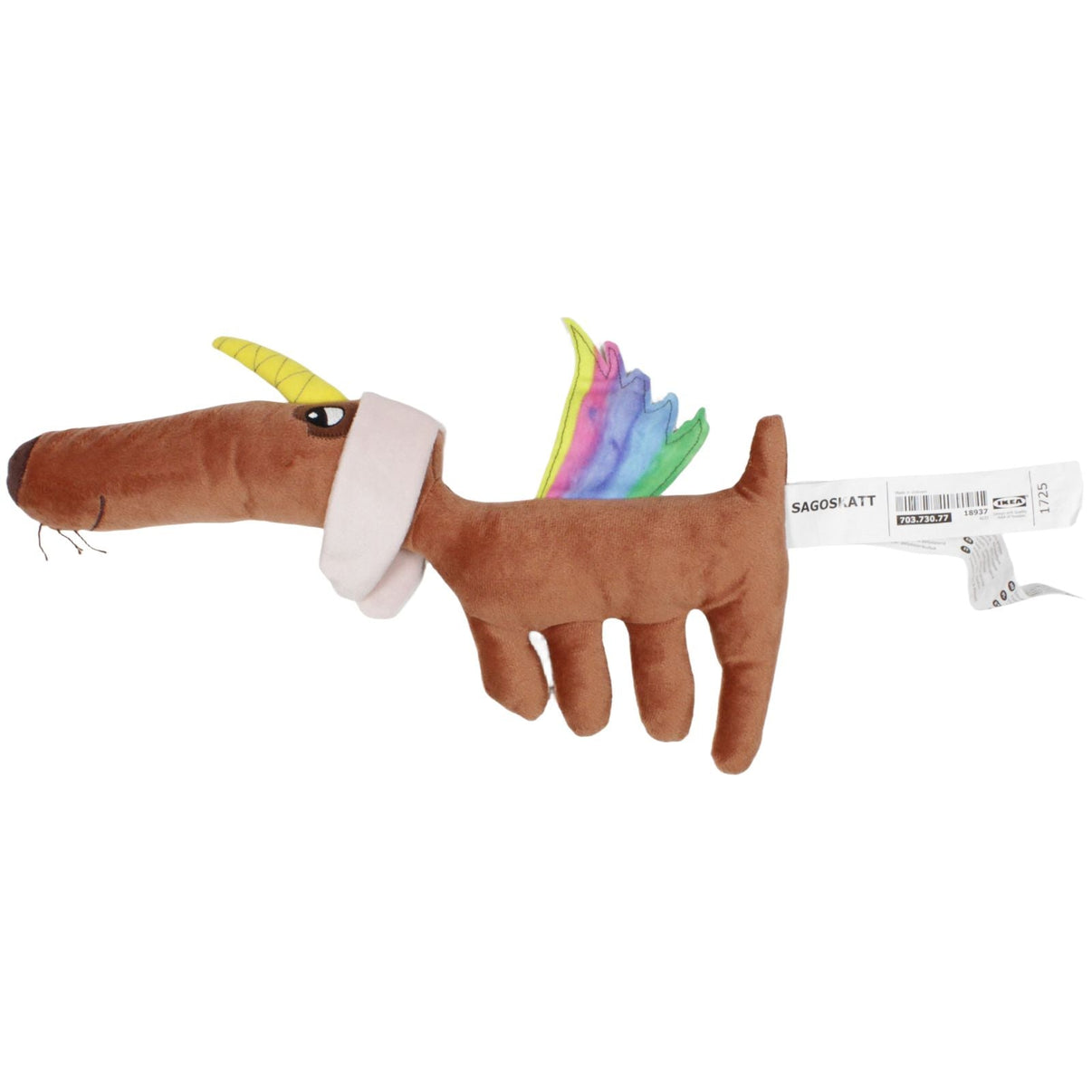 123000019594 IKEA Einhorn Hund, SAGOSKATT Kuscheltier Kumpel Leo 36cm Braun ebay - 20 - stofftiere