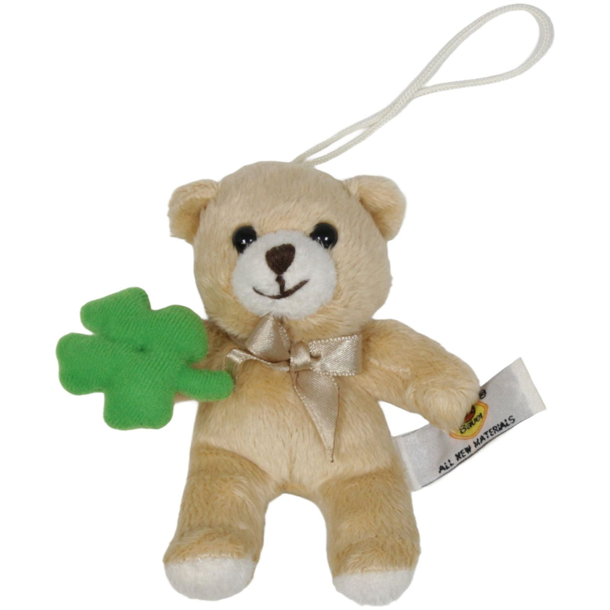 123000019621 Bauer Teddy mit Vierblättrigem Kleeblatt Schlüsselanhänger Kumpel Leo 12cm Beige ebay - taschen - rucksaecke