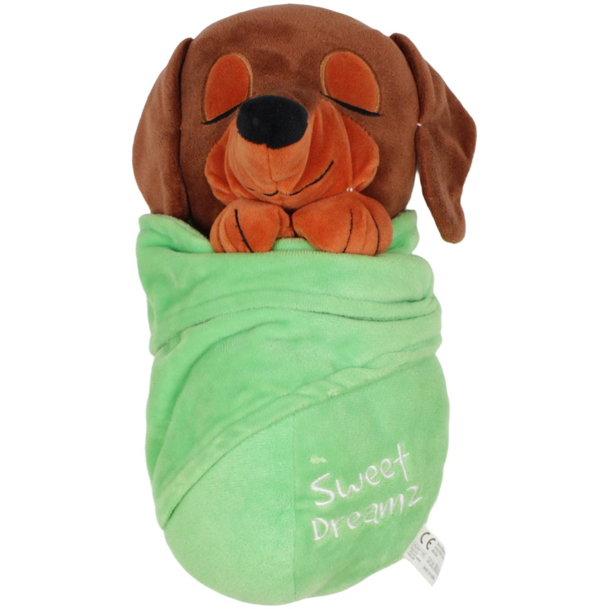 123000019638 DOHO International Import Schlafender Hund in Decke "Sweet Dreamz" Kuscheltier Kumpel Leo 30cm Braun ebay - stofftiere