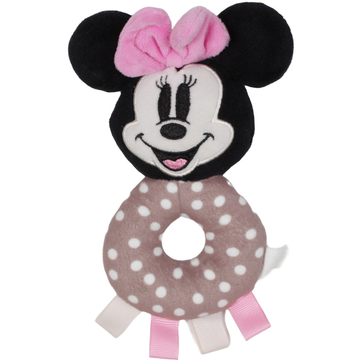 123000019664 Unbekannt Minnie Maus Greifling mit Rassel Kumpel Leo 18cm Braun Charakter