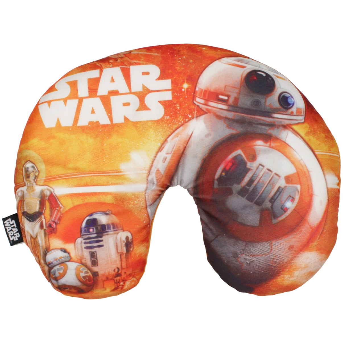 123000019672 Unbekannt Star Wars mit Droiden - Motiv Kinder - Nackenkissen Kumpel Leo 25cm 30cm Charakter