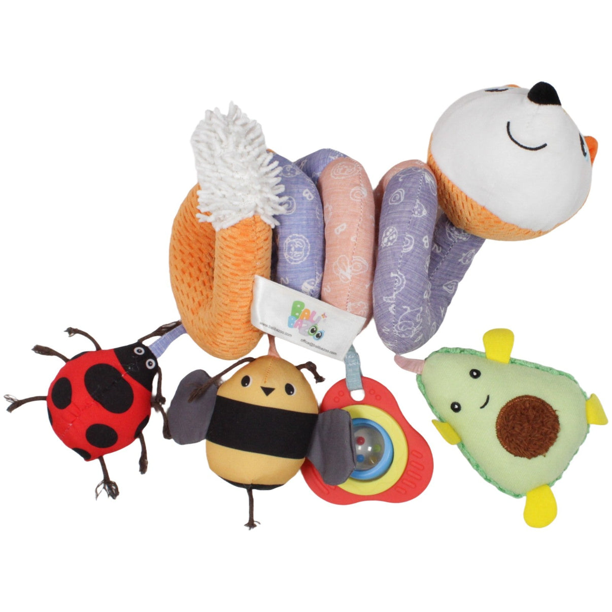 123000019679 Dumel Balibazoo, Fuchs mit Rassel Activity - Spirale Kumpel Leo 25cm Activity - Spirale Biene