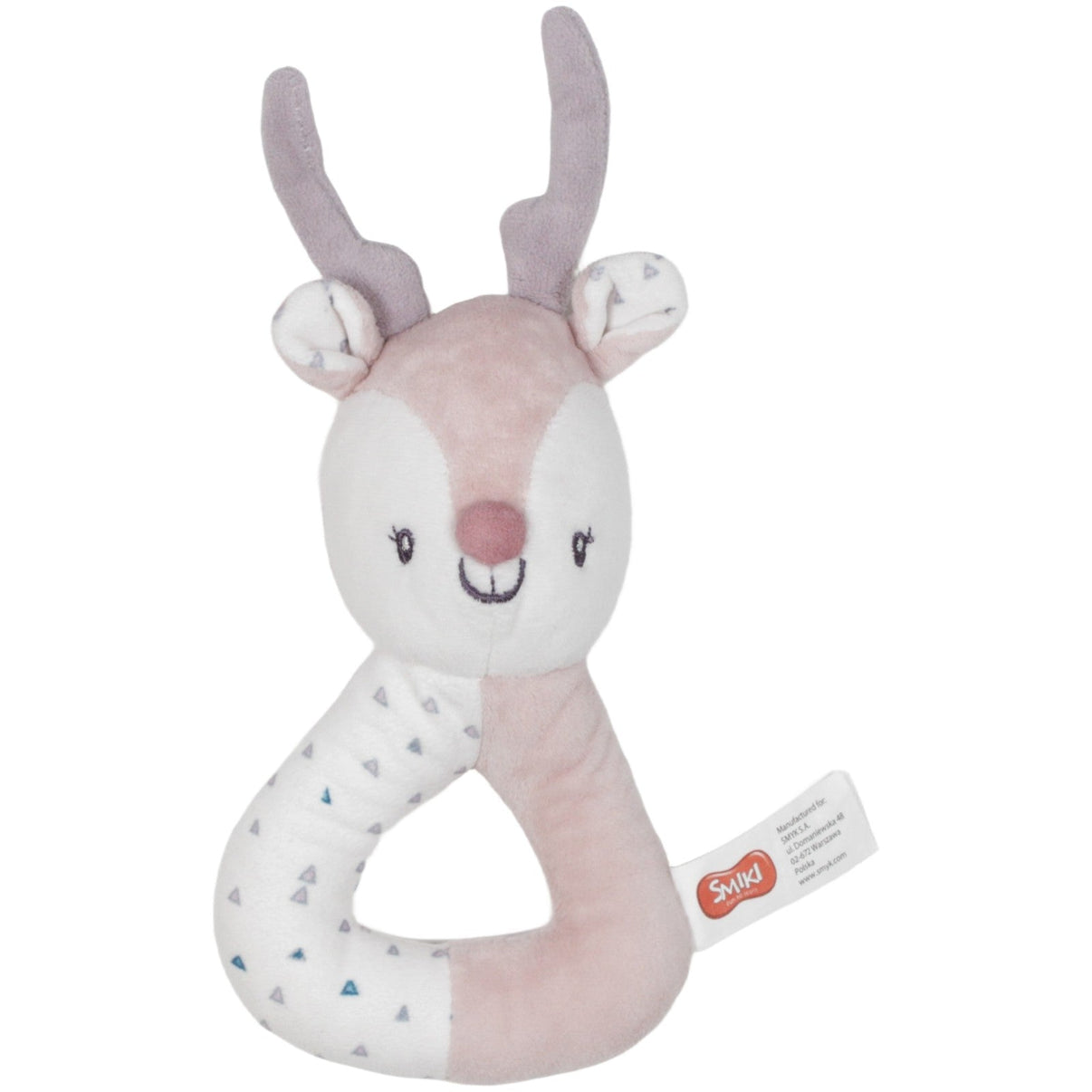 123000019695 Smiki Rosa Rentier Greifling mit Rassel Kumpel Leo 22cm ebay - baby - sonstiges Gebraucht