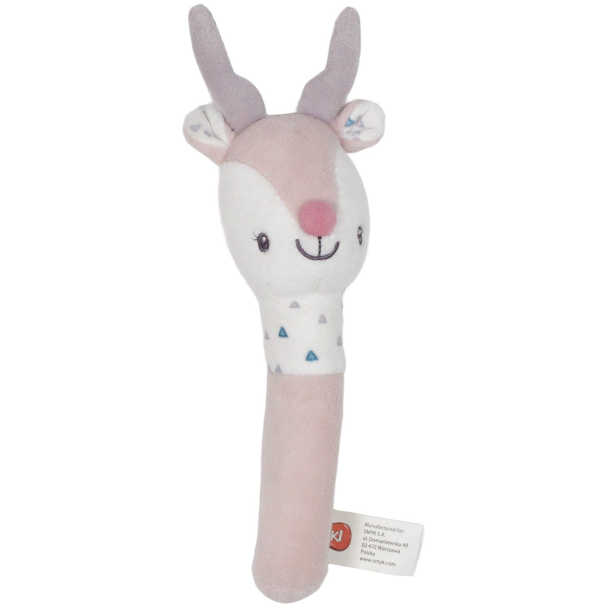 123000019696 Smiki Süßes Rentier, rosa Greifling mit Quietscher Kumpel Leo 22cm ebay - baby - sonstiges Gebraucht