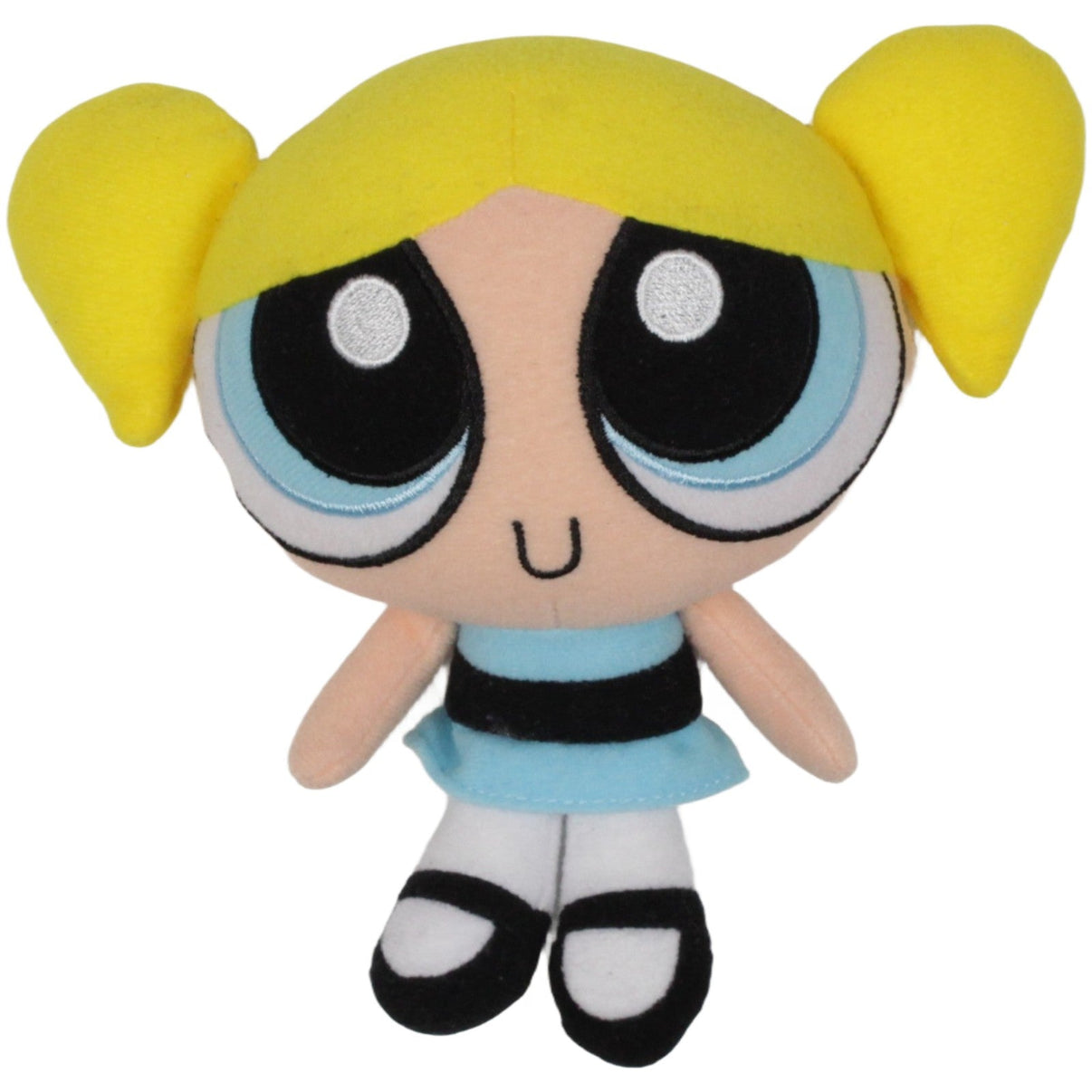 123000019711 Unbekannt Bubbles von den Powerpuff Girls Plüschfigur Kumpel Leo 15cm Beige Blau