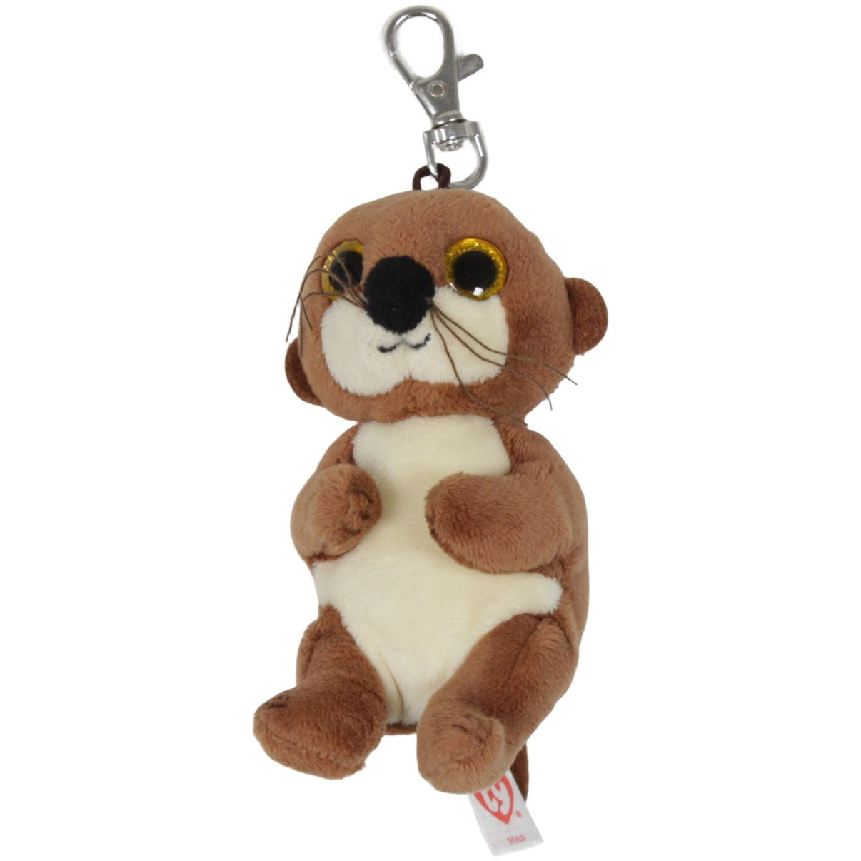 123000019729 TY Otter Mitch Schlüsselanhänger Kumpel Leo 11cm Beige Braun