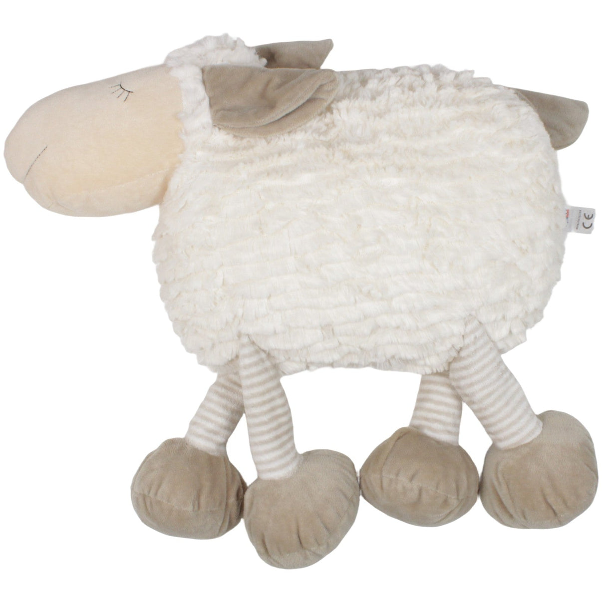 123000019758 Topomini Schlafendes Schlenker Schaf Kuscheltier - Kissen Kumpel Leo 35cm 40cm Beige