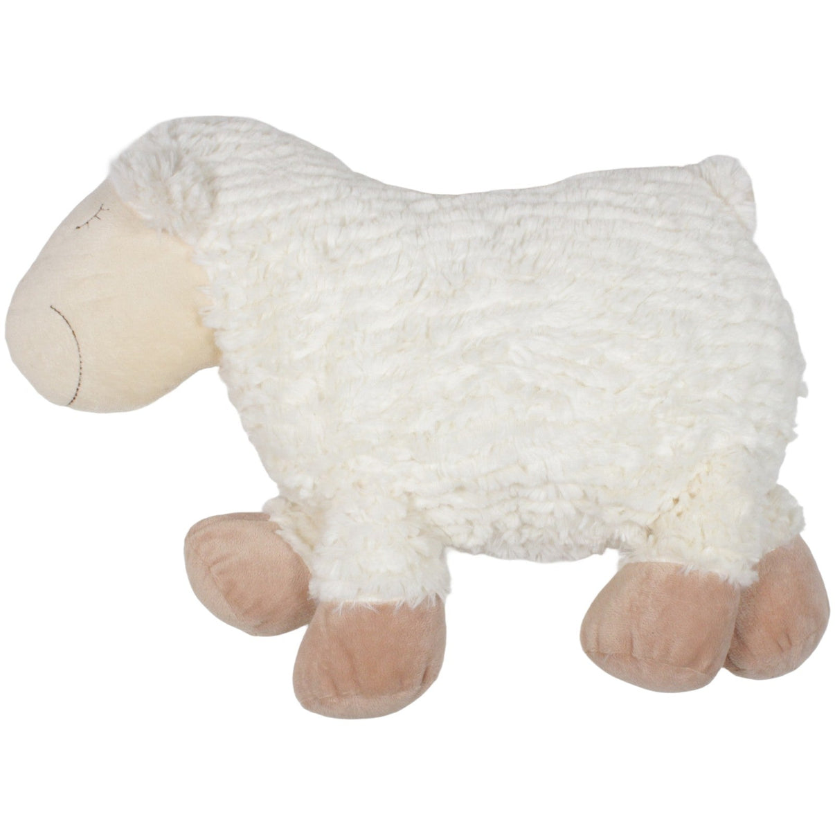 123000019760 Topolino Süß schlafendes Schaf Kuscheltier - Kissen Kumpel Leo 30cm 40cm Beige