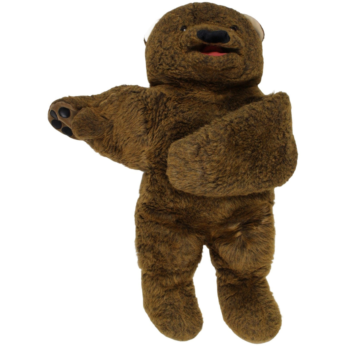 123000019878 D. Bergmann XL Bär, braun Ganzkörper - Handpuppe Kumpel Leo 55cm Braun Bär