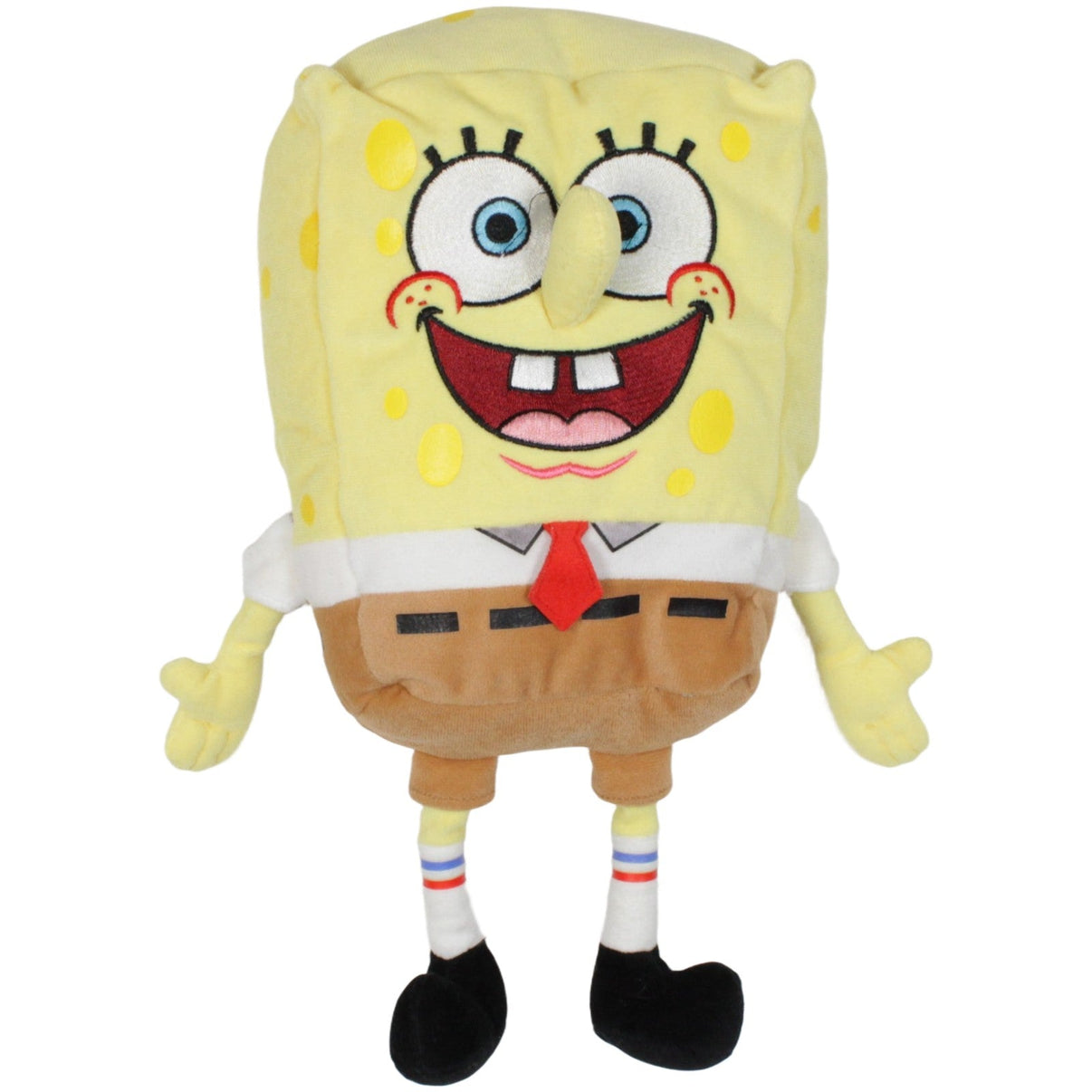 123000019890 TY The Beanie Buddies Collection, SpongeBob Schwammkopf Plüschfigur Kumpel Leo 2006 20cm Braun