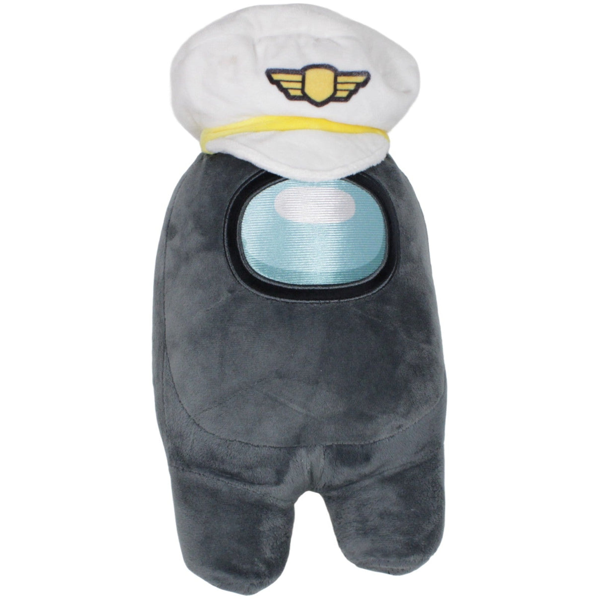 123000019891 YuMe Toys Crewmitglied mit Kapitänsmütze aus Among Us, schwarz Plüschfigur Kumpel Leo 30cm Charakter ebay - stofftiere