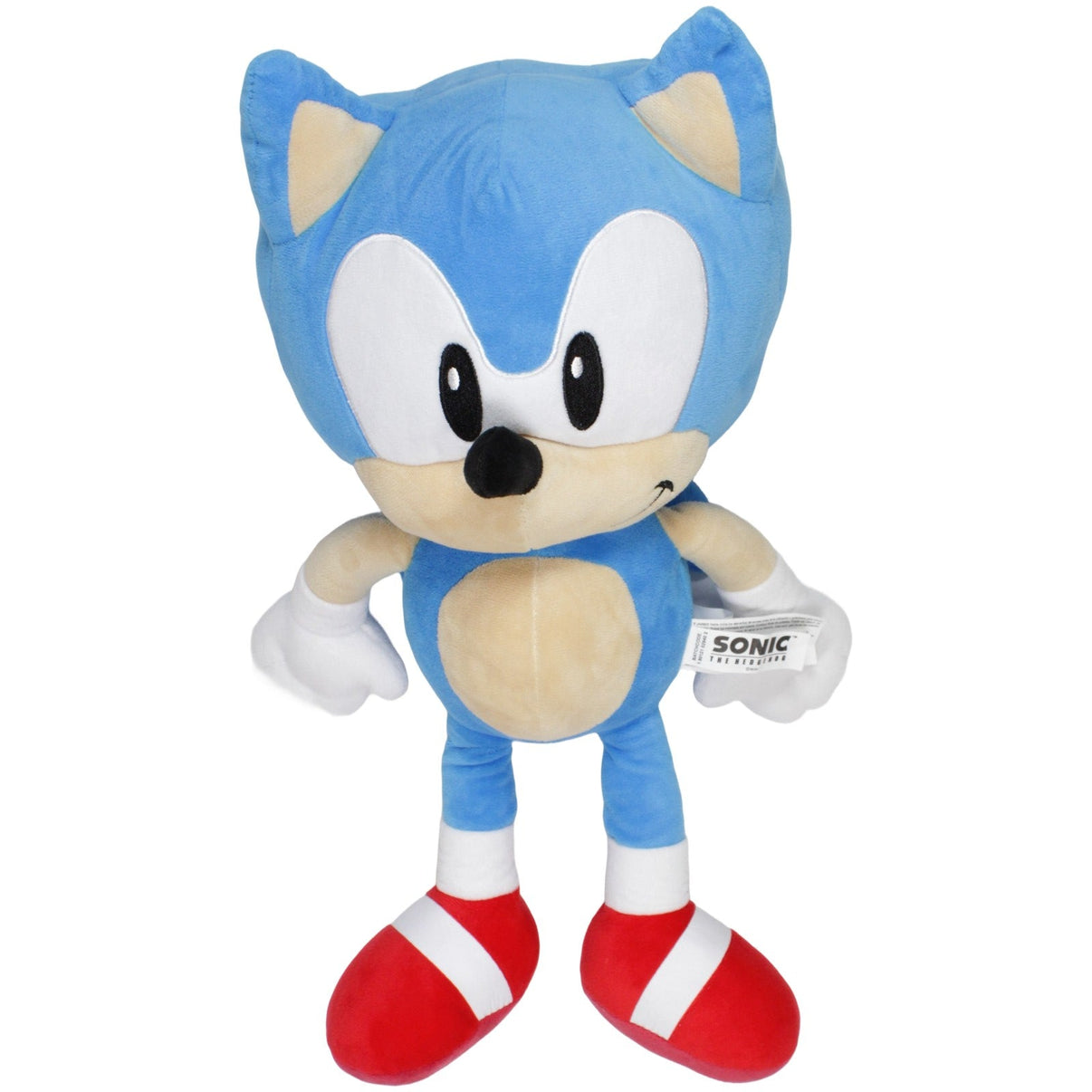 123000019931 Sega Amusements Europe XL Sonic the Hedgehog Kuscheltier Kumpel Leo 50cm Beige Blau