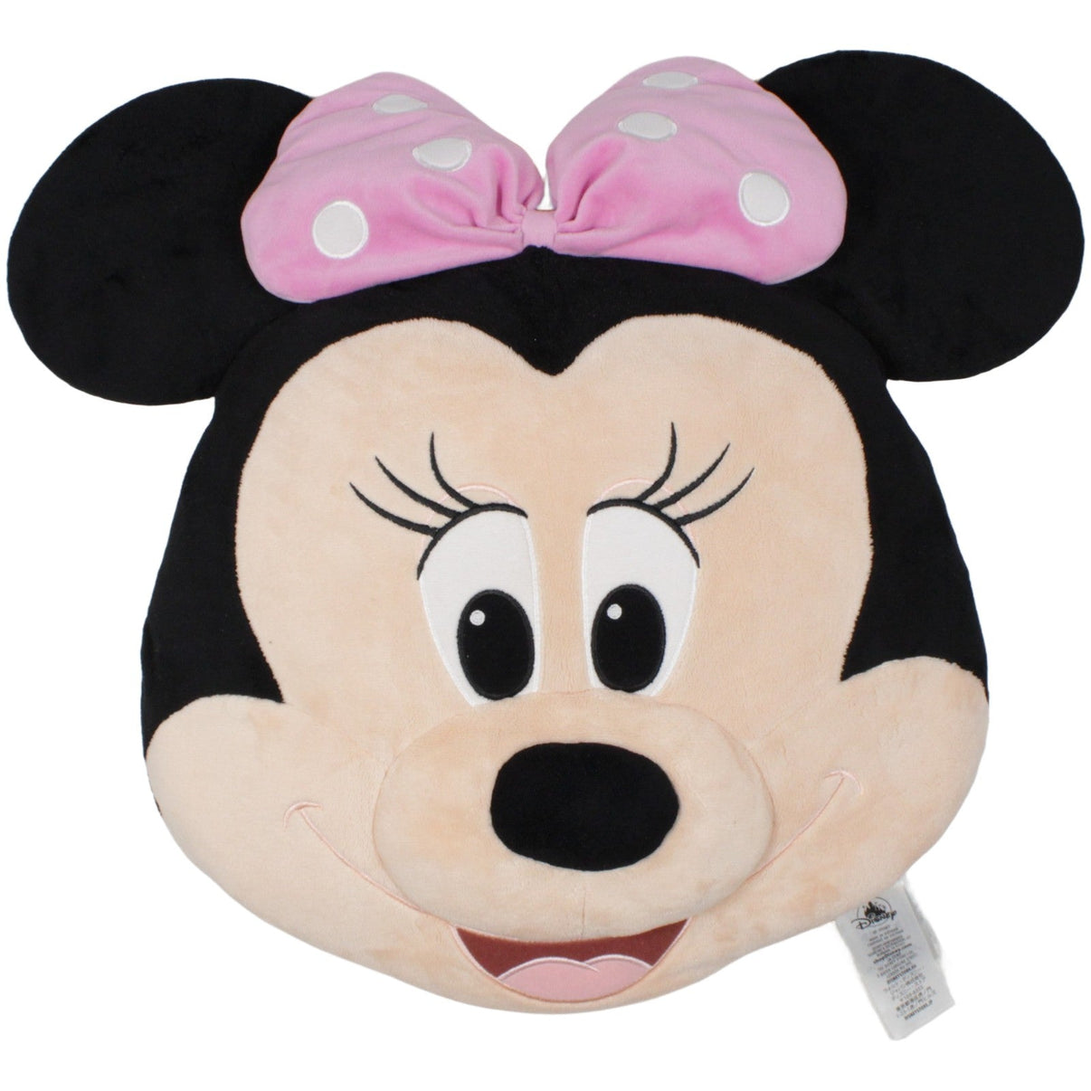 123000020016 Disney Disney Store, Minnie Maus Kopf Formkissen Kumpel Leo 45cm Beige Charakter