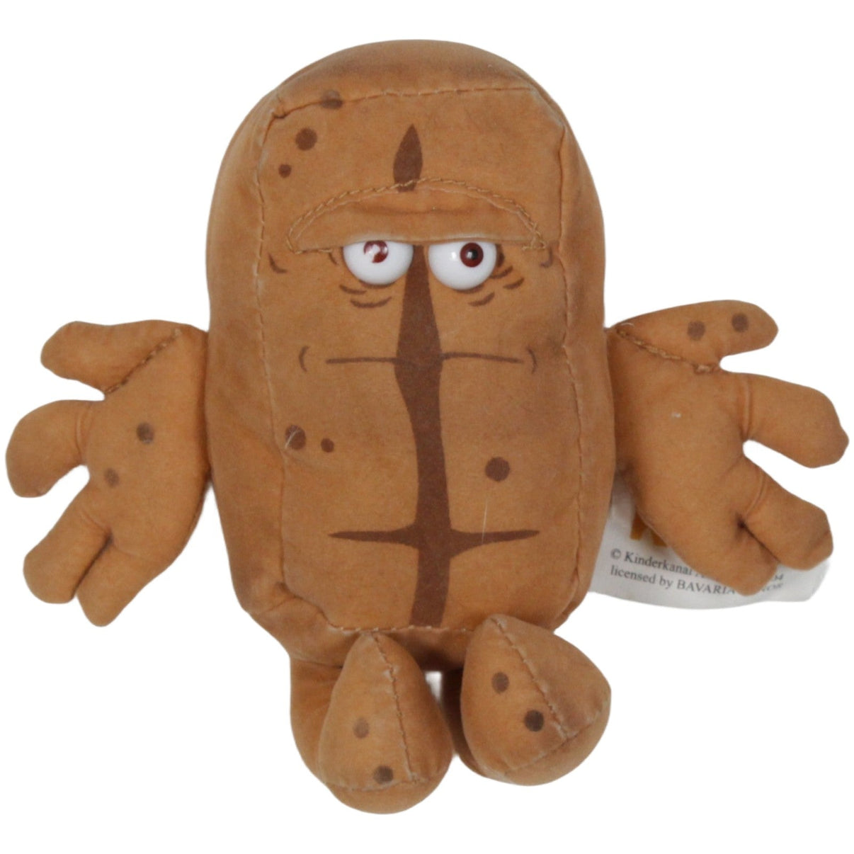 123000020073 Joy Toy Bernd das Brot von KIKA Plüschfigur Kumpel Leo 11cm _Vintage_ Braun