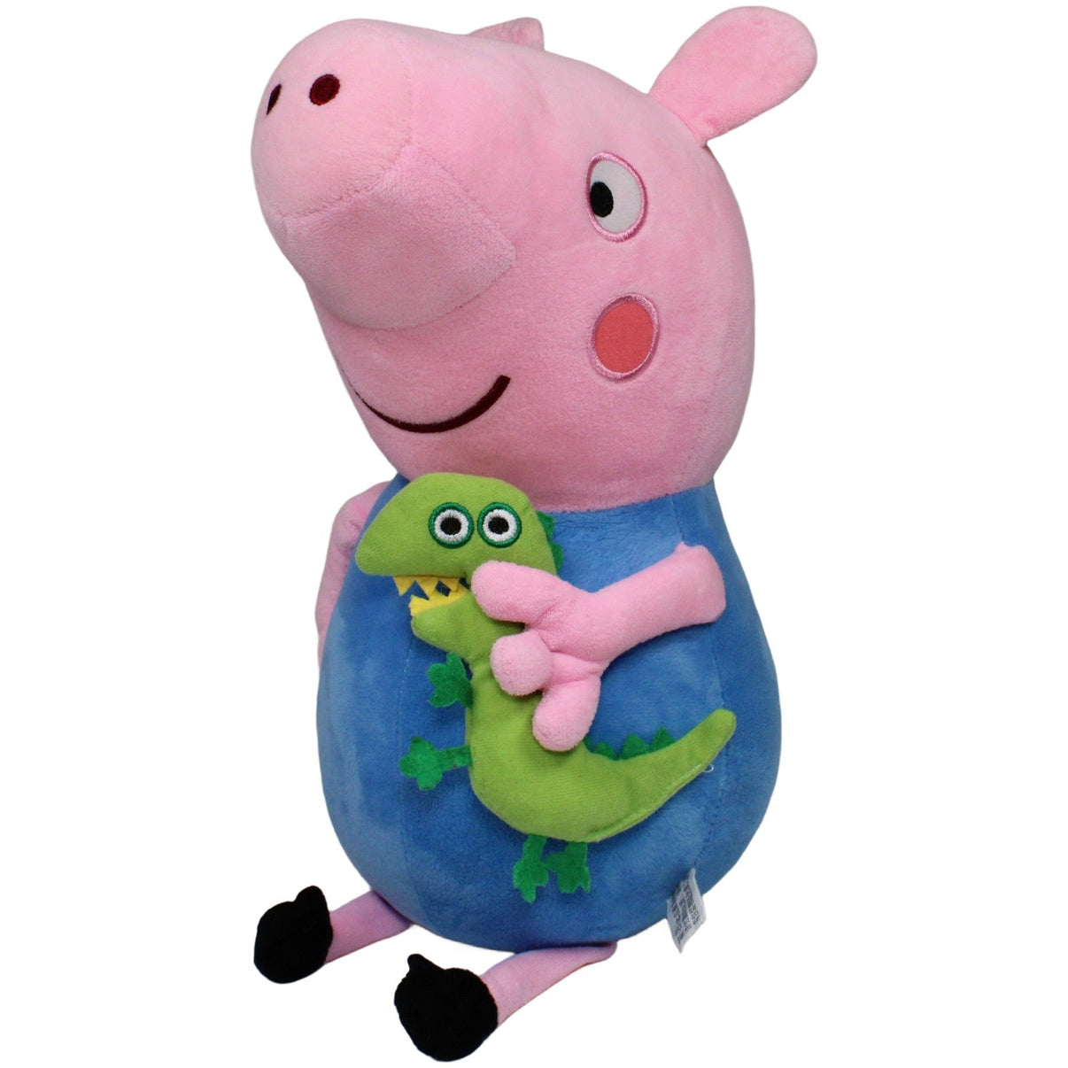 123000020092 Unbekannt XL Schorsch mit Sausia aus Peppa Wutz Kuscheltier Kumpel Leo 45cm Blau Charakter