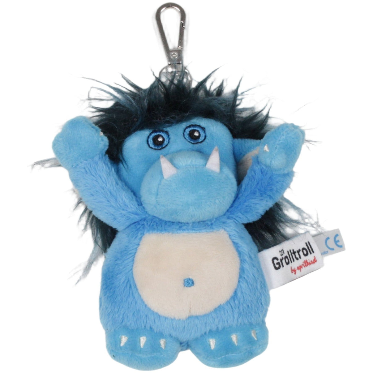 123000020123 Die Spiegelburg Der Grolltroll Schlüsselanhänger Kumpel Leo 10cm Beige Blau