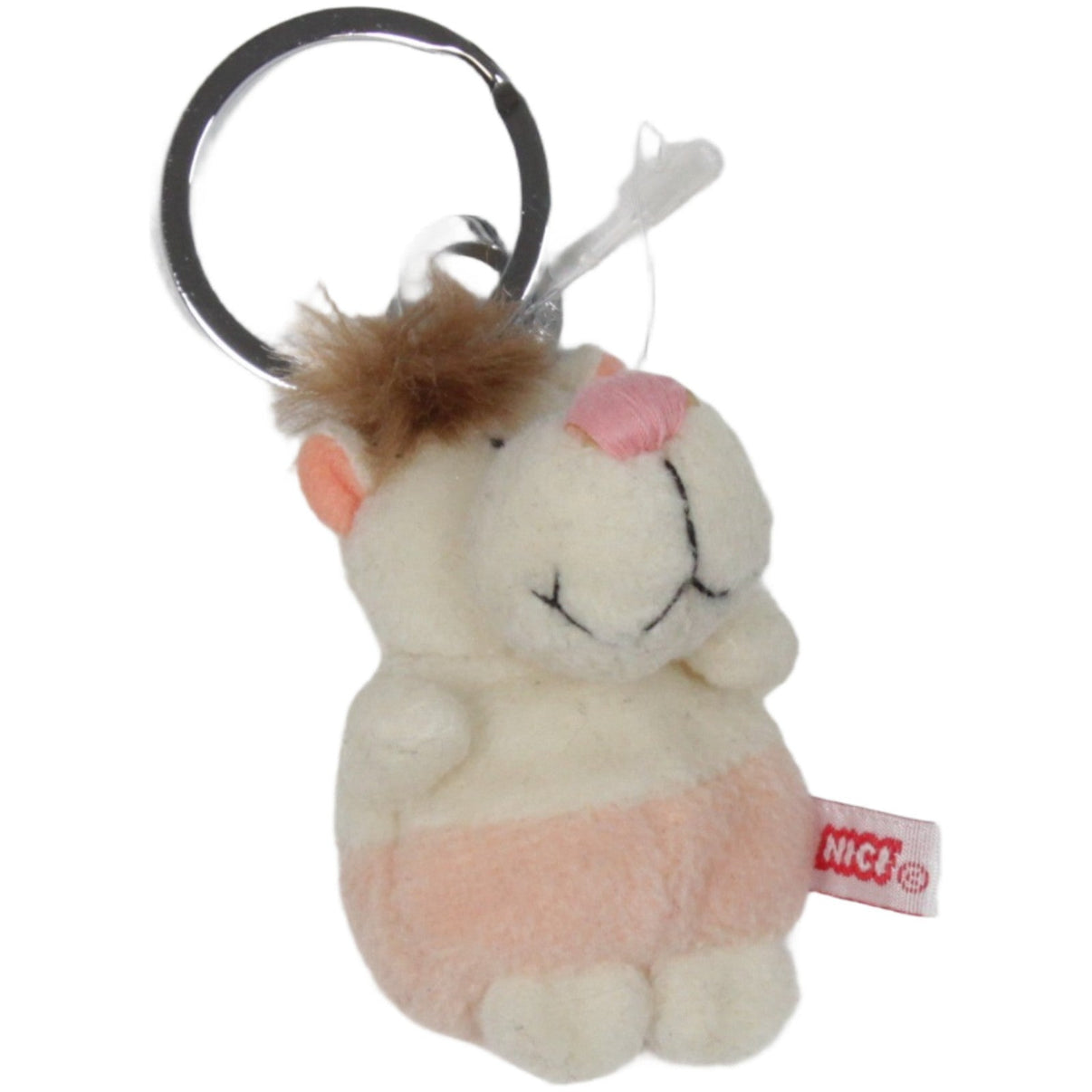 123000020135 NICI Bär mit rosa Hose, mini Schlüsselanhänger Kumpel Leo 5cm Beige Bär