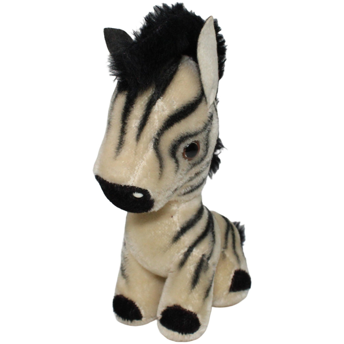 123000020704 Unbekannt Zebra mit drehbarem Kopf, sitzend Kuscheltier Kumpel Leo 23cm Beige ebay - 20 - stofftiere