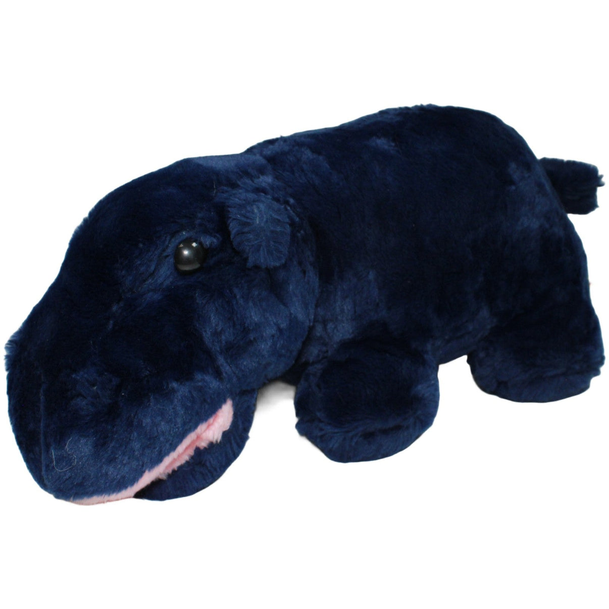 123000020718 Heunec XL blaues Nilpferd Kuscheltier Kumpel Leo 40cm _Vintage_ Blau