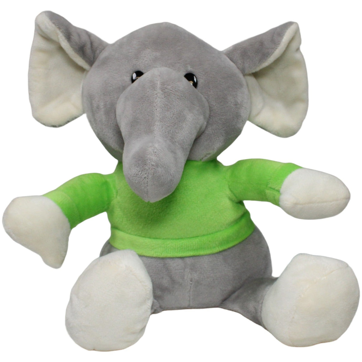123000021361 Play by Play Elefant mit grünem Oberteil Kuscheltier Kumpel Leo 30cm ebay - stofftiere Elefant