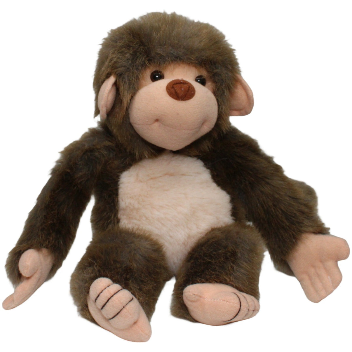 123000021433 Unbekannt Süßer Pavian Kuscheltier Kumpel Leo 33cm Affe Beige