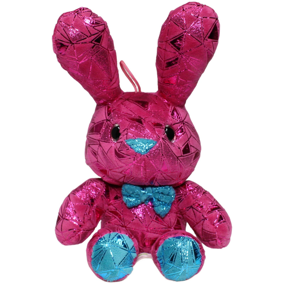 123000021724 Landahl & Baumann Pinker Glitzer - Hase mit Fliege, sitzend Kuscheltier Kumpel Leo 25cm Blau ebay - stofftiere