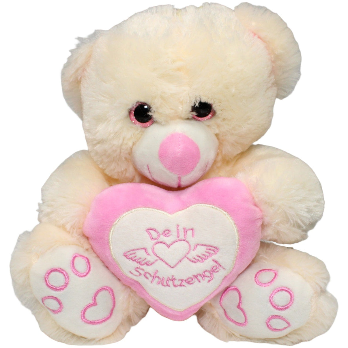 123000021738 Morgenroth Teddybär mit Schutzengel mit Herz "Dein Schutzengel" Kuscheltier Kumpel Leo 36cm Beige ebay - 20 - stofftiere