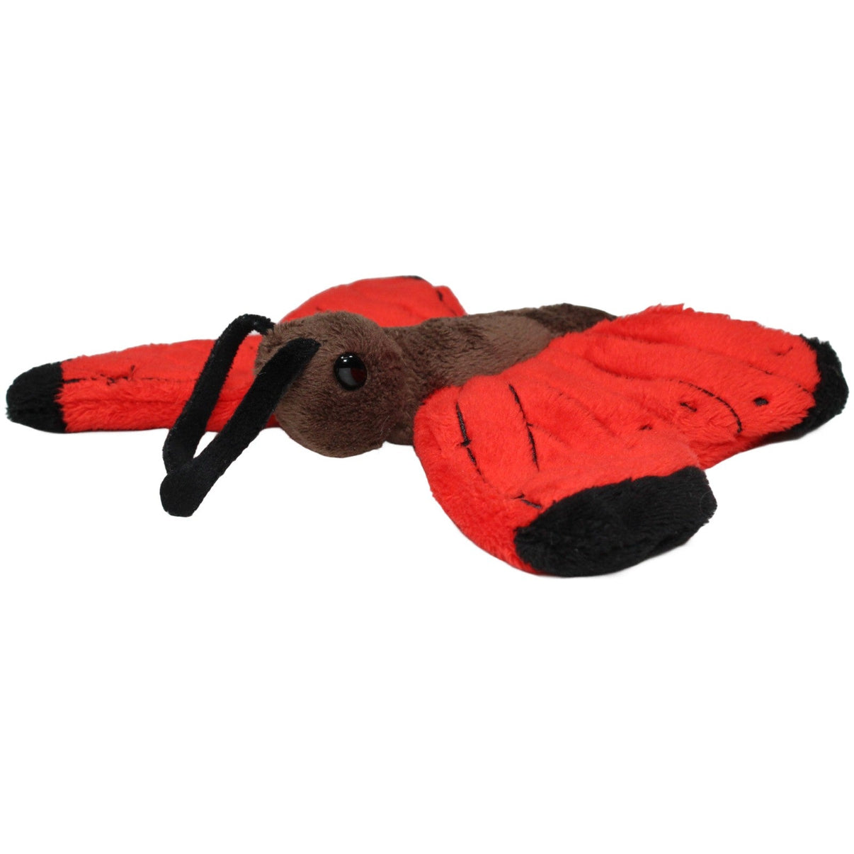 123000021810 Unbekannt Schöner Schmetterling mit roten Flügeln Kuscheltier Kumpel Leo 16cm 23cm Braun