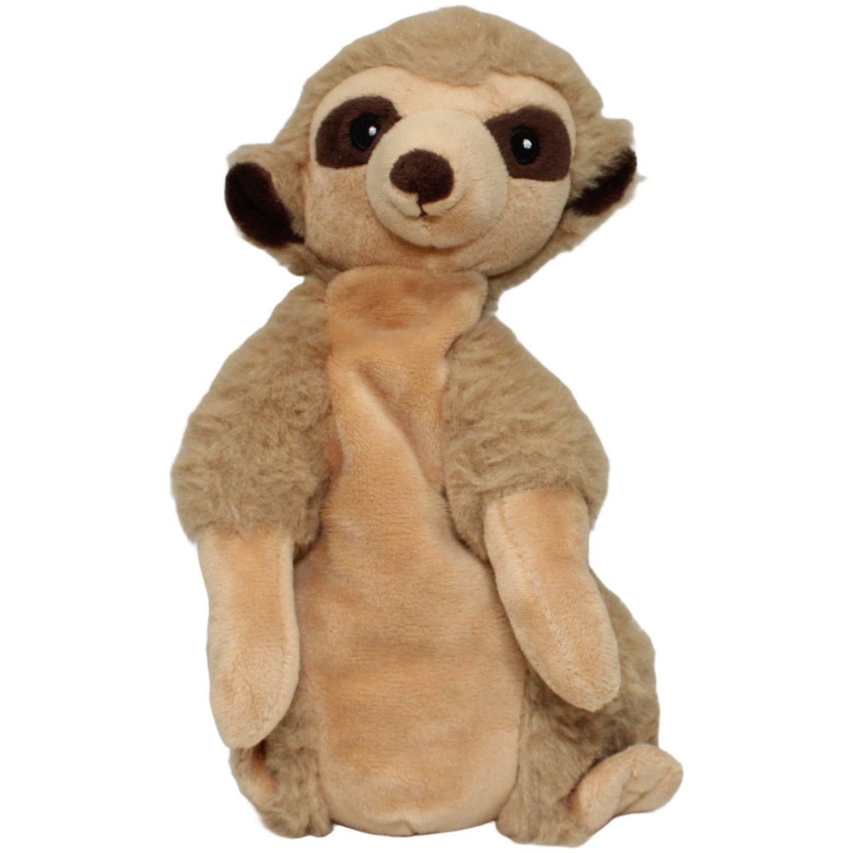 123000021843 GREENLIFE VALUE warmies, süßes Erdmännchen Wärmekissen mit Bezug Kumpel Leo 23cm Beige Braun