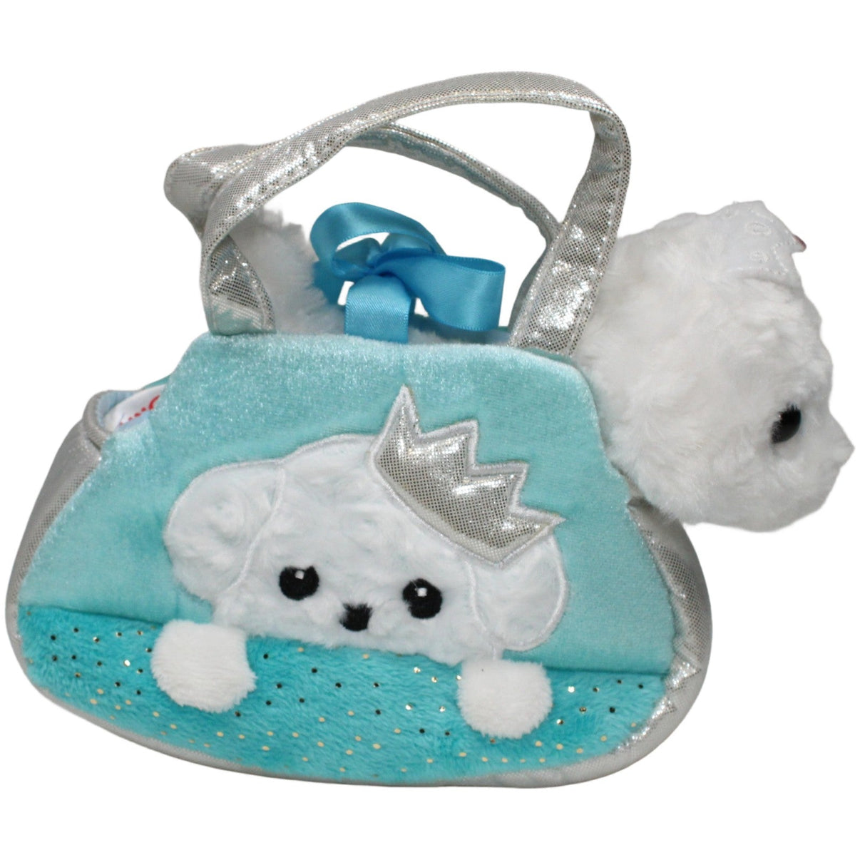 123000022028 Aurora Fancy Pals Peek - a - Boo, Welpe mit Krone Kuscheltier Kumpel Leo 20cm Blau ebay - stofftiere