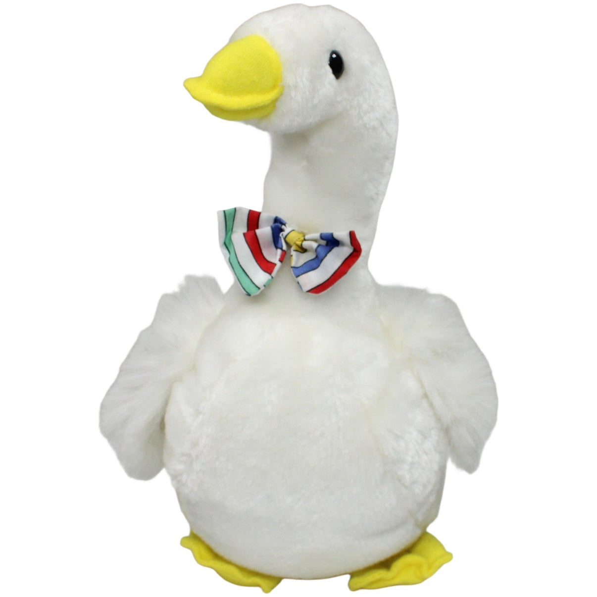 123000022056 Unbekannt Süße Gans mit bunter Schleife Kuscheltier Kumpel Leo 30cm ebay - stofftiere Gans