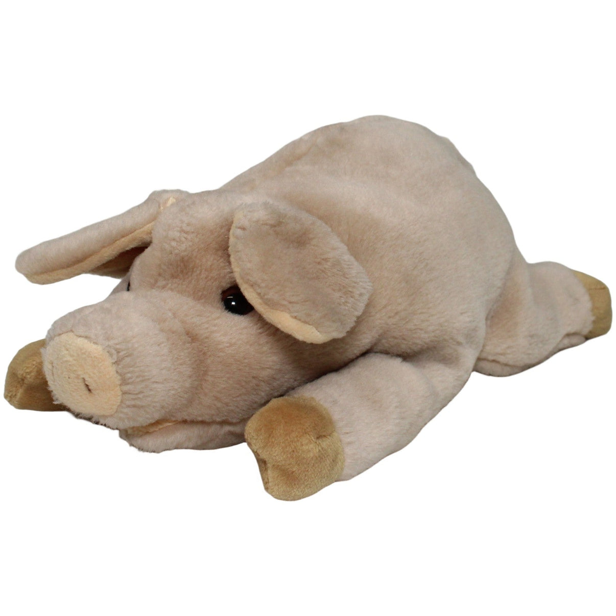 123000022062 Bastitoy Liegendes Schwein Handpuppe Kumpel Leo 32cm Beige Braun