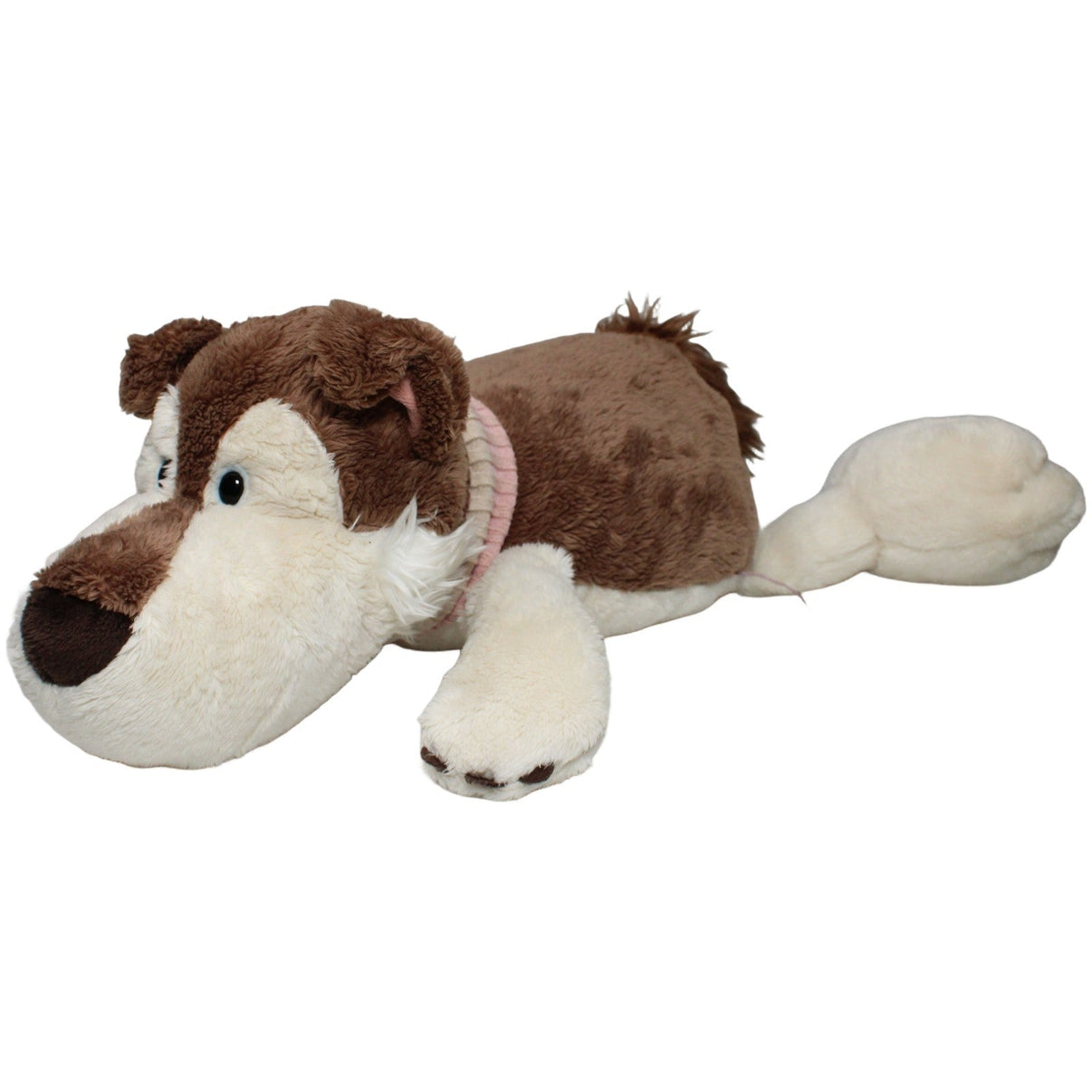 123000022387 NICI XL Schlenker Husky Jill, liegend Kuscheltier Kumpel Leo 45cm Beige Braun