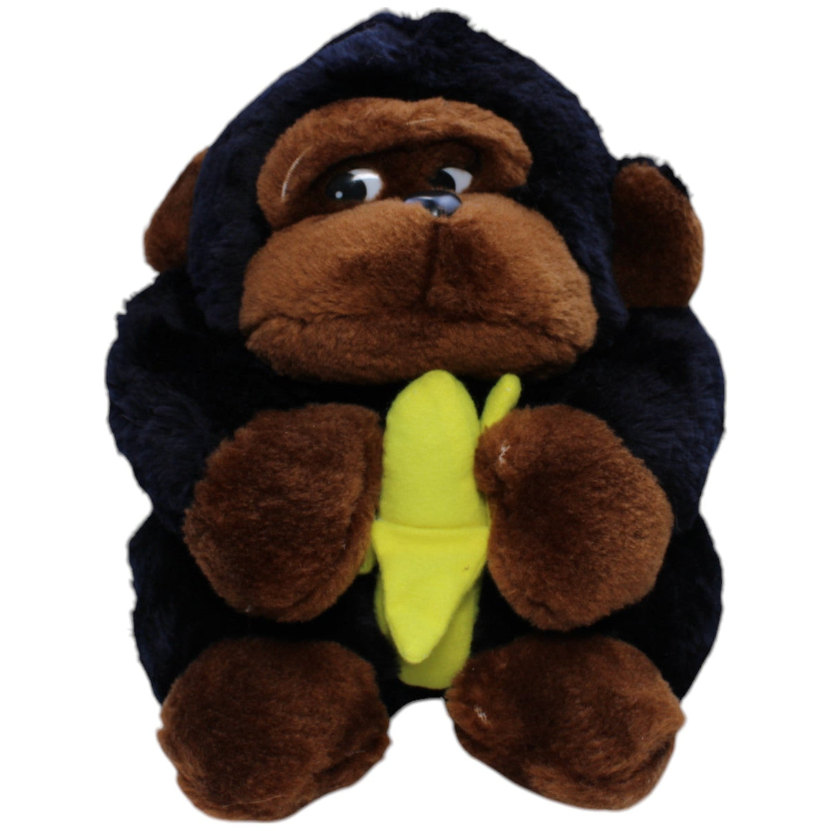 12310038 E.S.C. International Toys Gorilla mit Banane Kuscheltier Kumpel Leo Affe Gebraucht Vintage