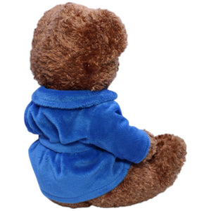 12310040 Sheraton Teddybär in blauem Bademantel Kuscheltier Kumpel Leo Bär Gebraucht