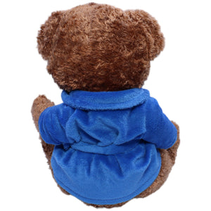 12310040 Sheraton Teddybär in blauem Bademantel Kuscheltier Kumpel Leo Bär Gebraucht